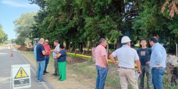 LA OBRA DE GAS NATURAL EN MECHITA EN SUS TRAMOS FINALES