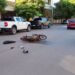 UN ACCIDENTE CON UN MOTOCICLISTA HERIDO 17 UN ACCIDENTE CON UN MOTOCICLISTA HERIDO