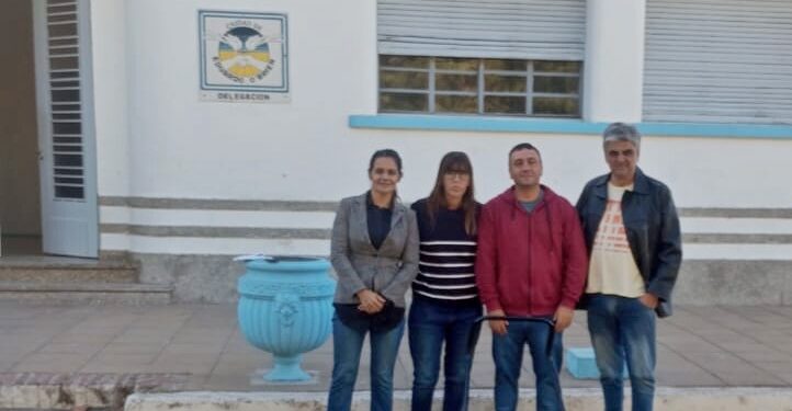 DANIELA MONZON ENTREGO UNA BARREDORA MANUAL EN O´BRIEN Y HUBO ELOGIOS AL DELEGADO