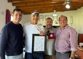 EL DIPUTADO MIRANDA ENTREGÓ A JORGE MALATINI LA DISTINCIÓN COMO PERSONALIDAD DESTACADA DE LA PROVINCIA