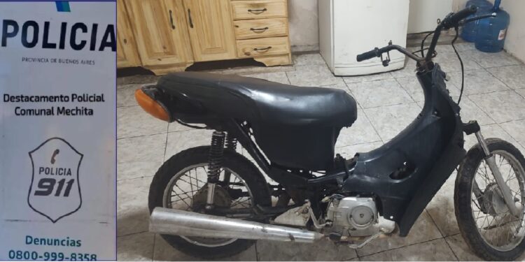 FUE ESCLARECIDO EL HURTO DE UNA MOTO Y EL AUTOR TIENE 15 AÑOS