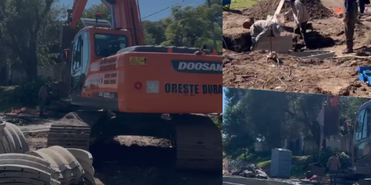 LUEGO DE LAS GESTIONES REALIZADAS POR EL INTENDENTE, ABSA RETOMO UNA OBRA 6 LUEGO DE LAS GESTIONES REALIZADAS POR EL INTENDENTE, ABSA RETOMO UNA OBRA