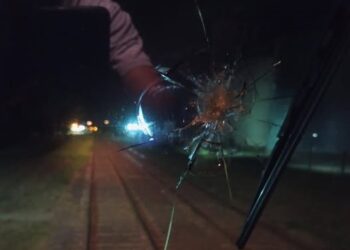 ATACARON A PIEDRAZOS UNA FORMACIÓN FERROVIARIA QUE LLEGABA A BRAGADO