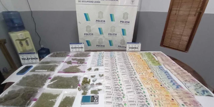 ALLANAMIENTO EN JUNIN: APREHENDEN A UNA JOVEN ORIUNDA DE COMODORO PY, POR VENTA DE DROGA