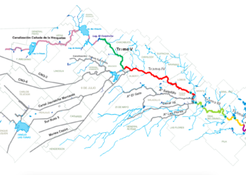 KICILLOF AVANZA CON EL ÚLTIMO TRAMO DEL SALADO, PERO MILEI MANTIENE FRENADAS LAS OBRAS EN OTRA ZONA DEL RÍO