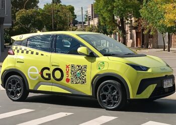 BRAGADO TIENE EL PRIMER SERVICIO DE REMISES CON AUTOS 100% ELECTRICOS EN EL PAIS