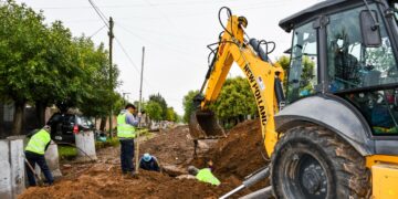 AVANZA LA OBRA DE DESAGÜES PLUVIALES EN LOS BARRIOS FONAVI I, FONAVI II Y EL COMPLEJO