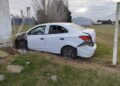 UN AUTOMOVIL SE DESPISTO EN RUTA 5 Y CHOCO FRENTE A LA PLANTA DE LA BRAGADENSE EN SUIPACHA