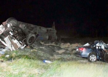 UN BRAGADENSE MURIO EN CHOQUE OCURRIDO EN RUTA 5