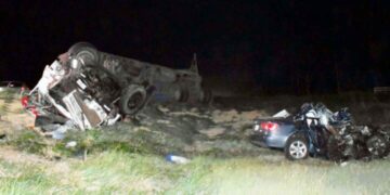 UN BRAGADENSE MURIO EN CHOQUE OCURRIDO EN RUTA 5