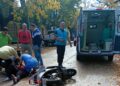 UNA MUJER DE 75 AÑOS SUFRIO UNA FRACTURA AL CHOCAR CON SU MOTO