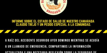 ESTADO DE SALUD DEL BOMBERO QUE CHOCO ACUDIENDO AL CUARTEL POR UN TOQUE DE SIRENA