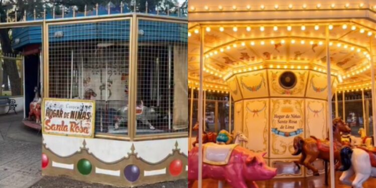 EL HOGAR DE NIÑAS DE SANTA ROSA LANZO UNA CAMPAÑA PARA PONER EN VALOR LA CALESITA DE LA PLAZA PERON