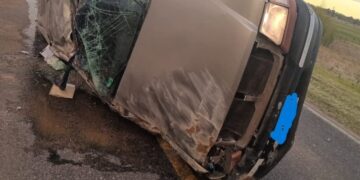 UN HOMBRE Y UNA MUJER, AMBOS DE BRAGADO, MUERTOS TRAS UN VUELCO EN LA RUTA 5