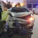 ACCIDENTE EN PALACIOS Y PRINGLES. COLISION DE UNA MOTO Y UN AUTO