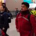BOMBERO DE ALBERTI TRABAJANDO ENTRE LOS RESCATISTAS EN VENEZUELA