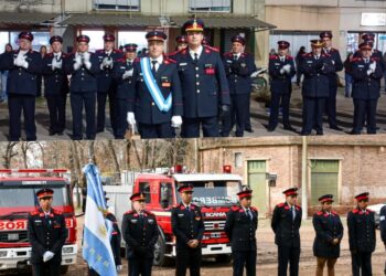 BOMBEROS DE COMODORO PY Y O’BRIEN RECIBIERON EL AFECTO DE SUS COMUNIDADES