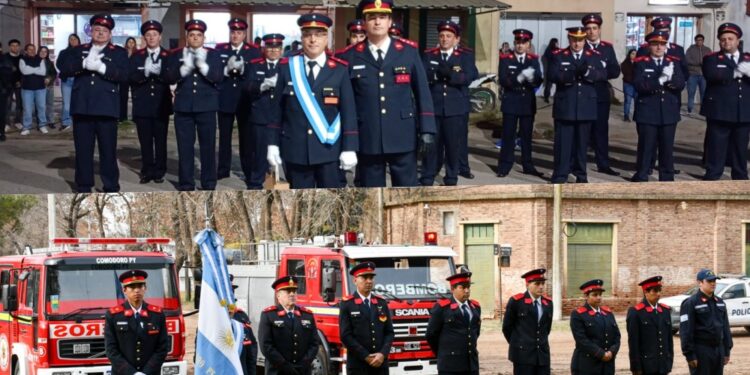 BOMBEROS DE COMODORO PY Y O’BRIEN RECIBIERON EL AFECTO DE SUS COMUNIDADES