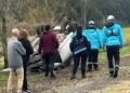DOS PERSONAS HOSPITALIZADAS POR EL VUELCO DE UN AUTOMOVIL EN RUTA 46