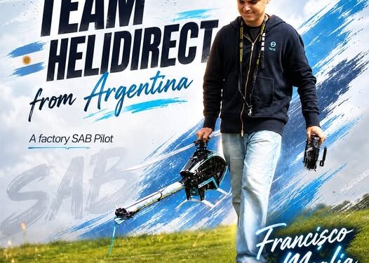 UN BRAGADENSE SE INCORPORO COMO PILOTO A LA MAYOR DISTRIBUDORA DE HELICOPTEROS RADIO CONTROLADOS DEL MUNDO