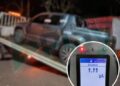 LOS TOLDOS: MANEJABA EBRIO Y… ¡ROMPIÓ EL ALCOHOLÍMETRO!