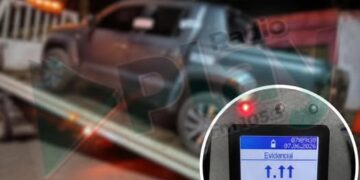 LOS TOLDOS: MANEJABA EBRIO Y… ¡ROMPIÓ EL ALCOHOLÍMETRO!