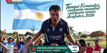 “TANQUI” FERNANDEZ CAMPEON MUNDIAL DE FOOTGOLF 2026.