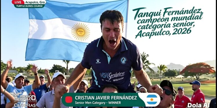 “TANQUI” FERNANDEZ CAMPEON MUNDIAL DE FOOTGOLF 2026.