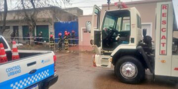 UN HOMBRE MURIÓ EN UNA EXPLOSIÓN EN BRANDSEN AL 200.