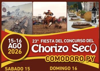 FIESTA DEL CONCURSO DEL CHORIZO SECO: LA CITA EN COMODORO PY ES EL 15 Y 16 DE AGOSTO. 6 FIESTA DEL CONCURSO DEL CHORIZO SECO: LA CITA EN COMODORO PY ES EL 15 Y 16 DE AGOSTO.