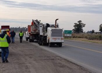 COMENZARON A REPARAR LA RUTA 5 TRAS LA ADJUDICACIÓN A CORREDOR VIAL 5 S.A.U