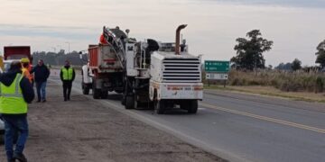 COMENZARON A REPARAR LA RUTA 5 TRAS LA ADJUDICACIÓN A CORREDOR VIAL 5 S.A.U