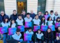 EL MINISTRO BIANCO TRAJO COMPUTADORAS Y EQUIPAMIENTO PARA EL AREA DE AMBIENTE. TAMBIEN SE ENTREGO  LA NUEVA COMBI PARA LA ESCUELA ESPECIAL 502
