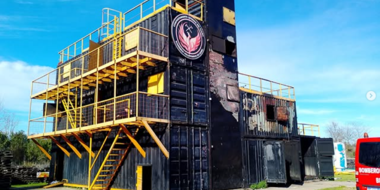 BOMBEROS DE BRAGADO REALIZO UNA VISITA TÉCNICA AL CENTRO DE ENTRENAMIENTO  DE LUJÁN