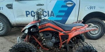 EN IRALA, LA POLICIA RETUVO EL CUATRICICLO QUE CONDUCIA UN MENOR DE 16 AÑOS