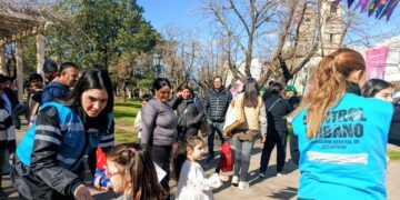 EL SOL ACOMPAÑO LA JORNADA POR EL DÍA DE LAS INFANCIAS EN LA PLAZA 25 DE MAYO