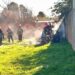 INVESTIGAN SI EL INCENDIO DE UN AUTO FUE INTENCIONAL 12 INVESTIGAN SI EL INCENDIO DE UN AUTO FUE INTENCIONAL