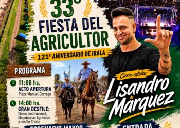 IRALA SE PREPARA PARA CELEBRAR LA 33° FIESTA DEL AGRICULTOR Y EL 121° ANIVERSARIO