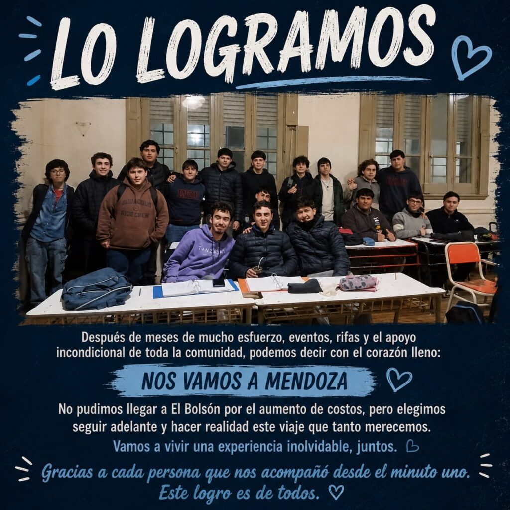 LO LOGRAMOS: LAS PALABRAS QUE SINTETIZAN EL FINAL DE UNA HISTORIA QUE COMENZÓ CON UNA MALVERSACIÓN DE FONDOS. 4 viaje al bolson final