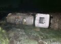 VUELCO EN RUTA 5. AFORTUNADAMENTE SIN VÍCTIMAS FATALES