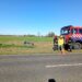 VUELCO EN RUTA 46. EL CONDUCTOR DEL AUTO RESULTÓ ILESO.