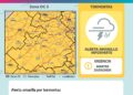 LANZAN UN ALERTA AMARILLA POR LLUVIAS Y TORMENTAS PARA LA NOCHE DEL LUNES Y MADRUGADA DEL MARTES