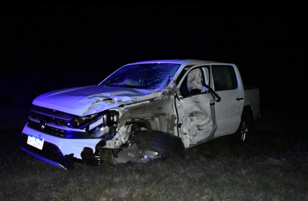 TRIPLE CHOQUE EN LA RUTA 5 ENTRE UN CAMIÓN, UN AUTO Y UNA CAMIONETA: VARIOS HERIDOS, INCLUIDOS 4 PERSONAS DE BRAGADO 6 choque chivilcoy bragadenses 1
