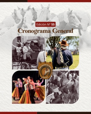 cronograma de la Fiesta caballo aviso