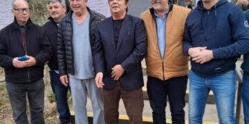 BARENGHI RECIBIÓ AL PRESIDENTE DE LA FEDERACION ARGENTINA DE MUNICIPIOS, FERNANDO ESPINOZA. HUBO VISITAS A MECHITA Y EMPRESAS LOCALES