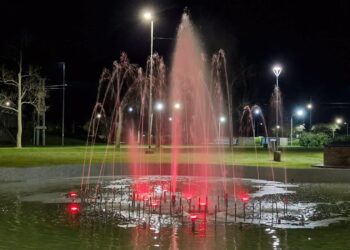 MES DE LAS ARTES: TARDE ACTIVIDADES EN LA PLAZA ALFONSIN Y ENCENDIDO DE LA FUENTE