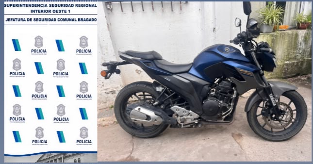 DIO POSITIVO AL TEST DE ALCOHOLEMIA: CONDUCIA UNA MOTO Y LLEVABA UNA 9 MM 6 secuestro moto