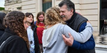 EL INTENDENTE RECIBIO A LA DELEGACION QUE REGRESO DE MAR DEL PLATA Y LOS FELICITO