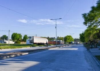 EL MUNICIPIO CONCLUYÓ LA OBRA DE REPAVIMENTACIÓN DE CALLE COMBATE DE SAN LORENZO