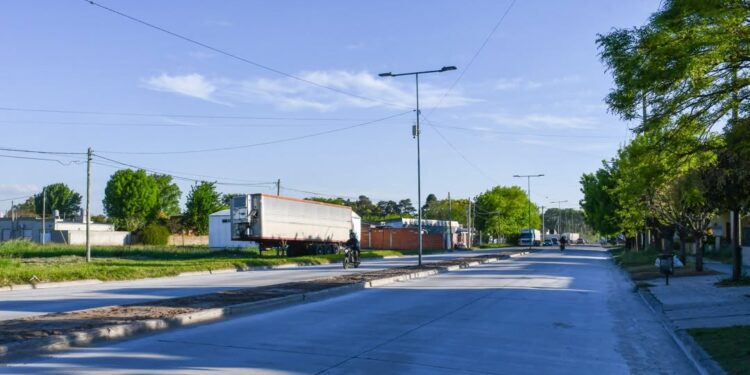 EL MUNICIPIO CONCLUYÓ LA OBRA DE REPAVIMENTACIÓN DE CALLE COMBATE DE SAN LORENZO